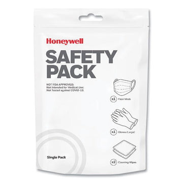 Honeywell Safety Pack Personal Protection Kit, Single-use, 4 Pieces, Resealable Pouch freeshipping - TVN Wholesale